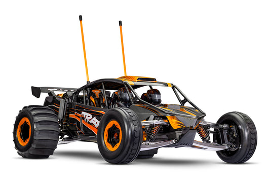 A studio shot of the Funco Motorsports Pro Scale Sand Car Ready to Run (Orange) (TRA109076-4-ORNG).