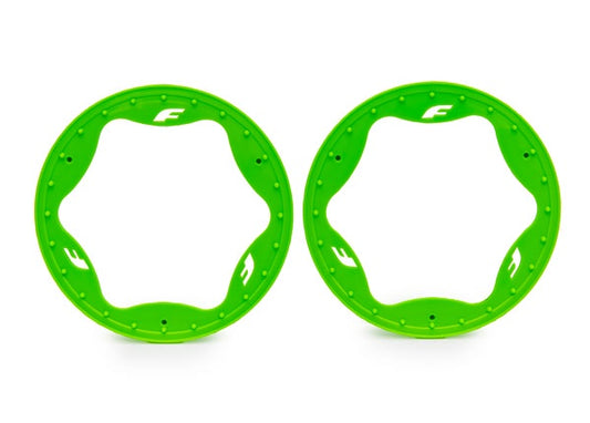 Rear Beadlock Rings Green (TRA10948-GRN)