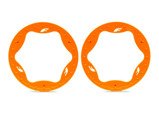 Rear Beadlock Rings Orange (TRA10948-ORNG)