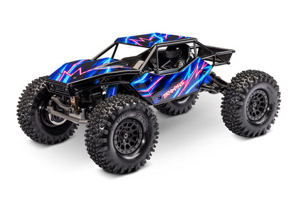 1/18 TXC-4M Exreme Crawler Ready to Run with Battery and Charger (Blue) (TRA120074-1-BLUE)
