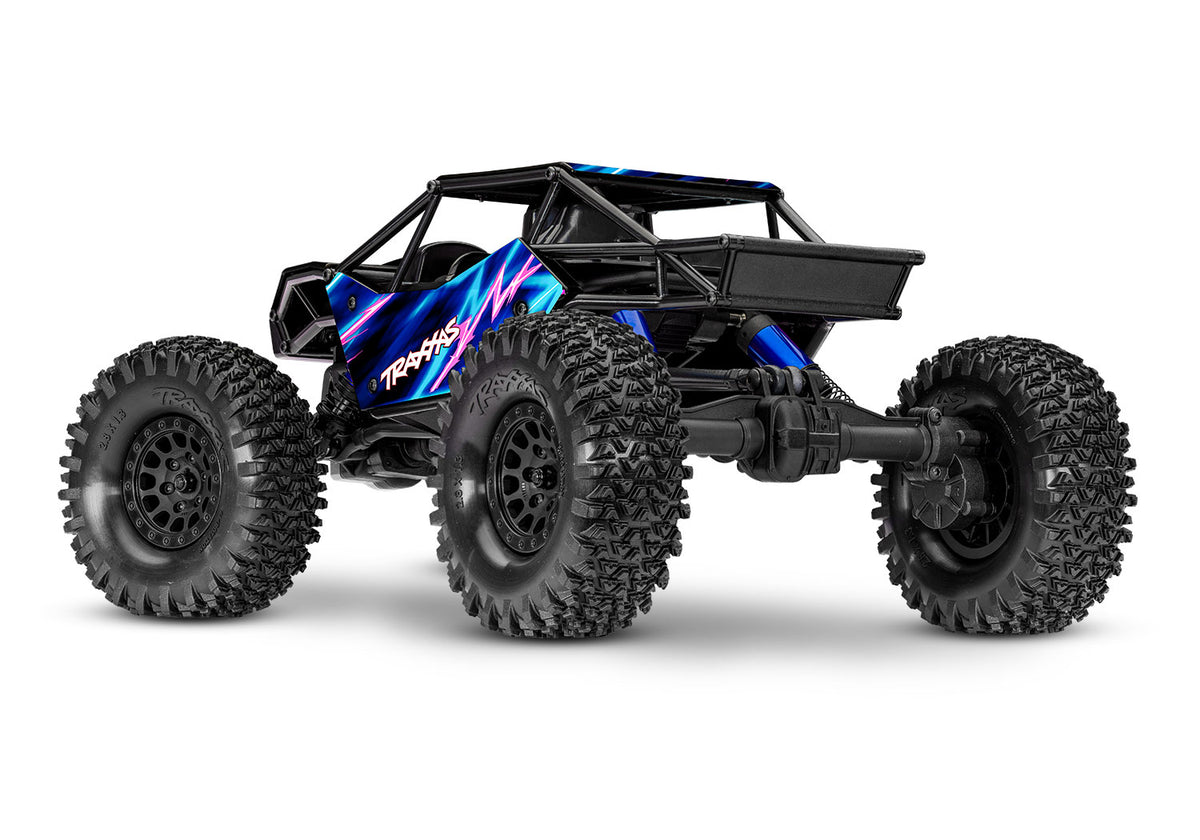 1/18 TXC-4M Exreme Crawler Ready to Run with Battery and Charger (Blue) (TRA120074-1-BLUE)
