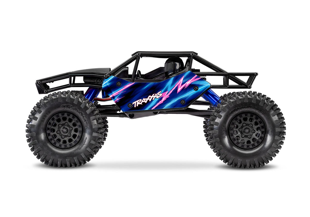 1/18 TXC-4M Exreme Crawler Ready to Run with Battery and Charger (Blue) (TRA120074-1-BLUE)