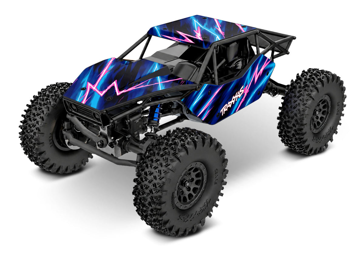 1/18 TXC-4M Exreme Crawler Ready to Run with Battery and Charger (Blue) (TRA120074-1-BLUE)