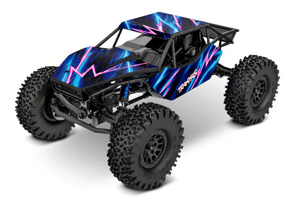 1/18 TXC-4M Exreme Crawler Ready to Run with Battery and Charger (Blue) (TRA120074-1-BLUE)