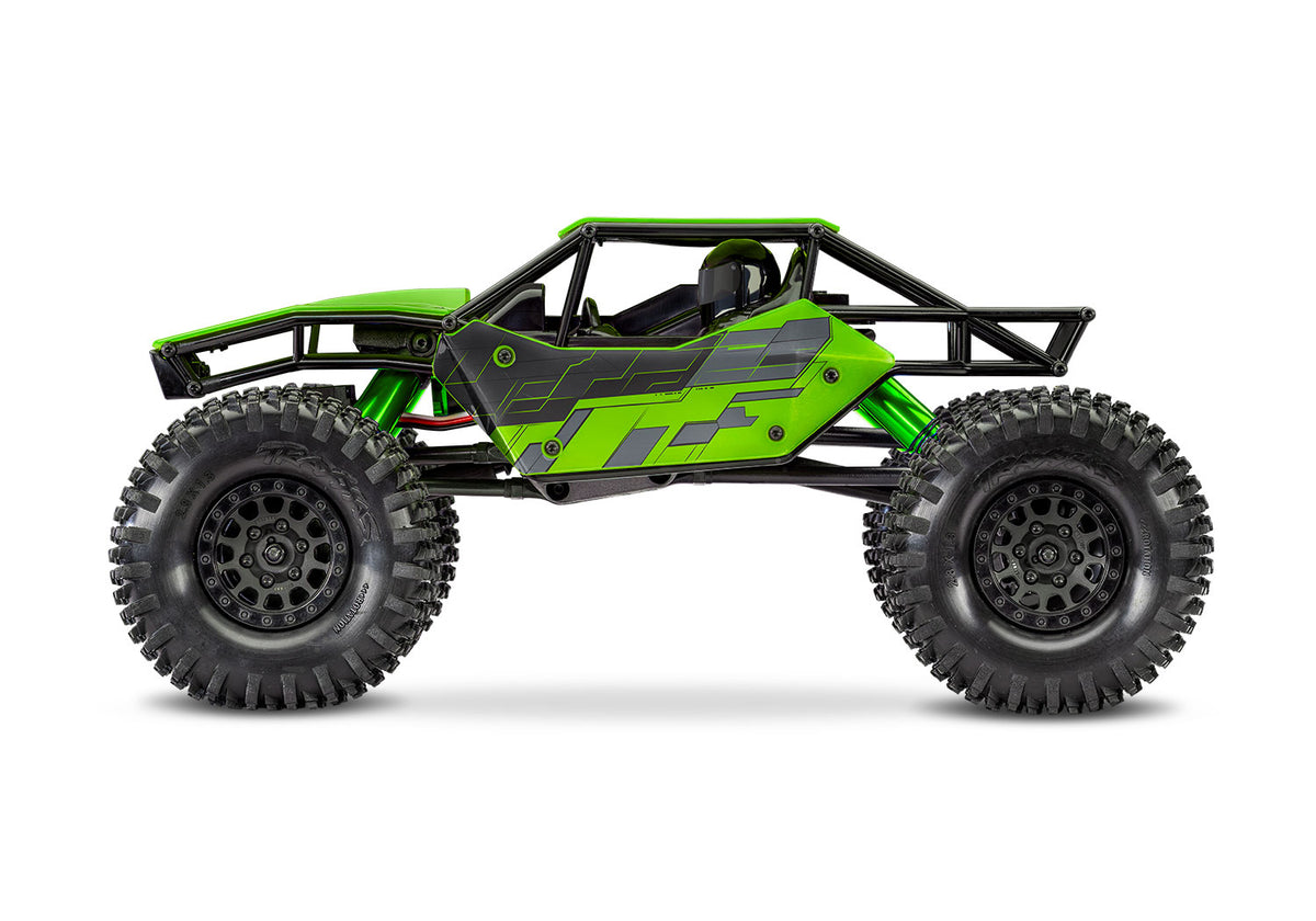 1/18 TXC-4M Exreme Crawler Ready to Run with Battery and Charger (Green) (TRA120074-1-GRN)