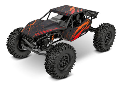 1/18 TXC-4M Exreme Crawler Ready to Run with Battery and Charger (Orange) (TRA120074-1-ORNG)