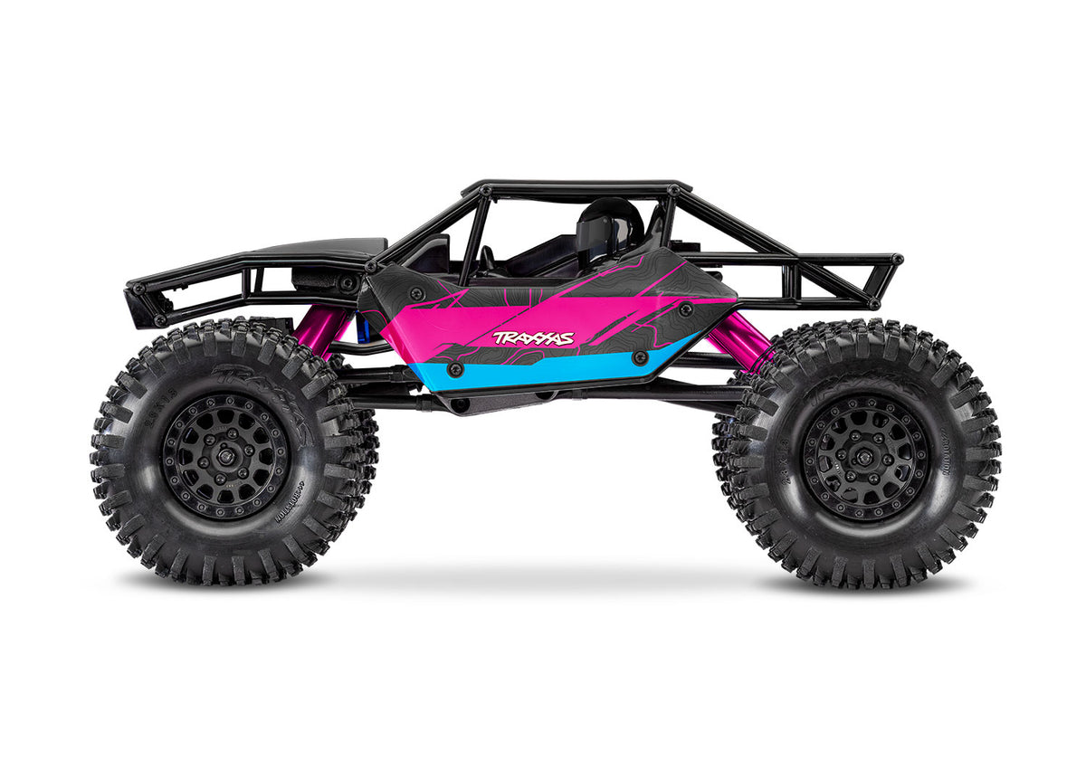 1/18 TXC-4M Exreme Crawler Ready to Run with Battery and Charger (Pink) (TRA120074-1-PINK)