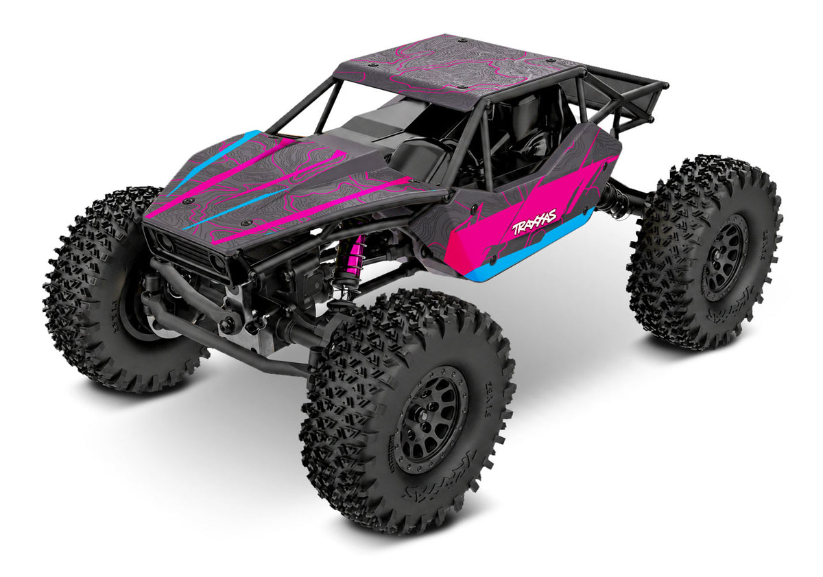 1/18 TXC-4M Exreme Crawler Ready to Run with Battery and Charger (Pink) (TRA120074-1-PINK)
