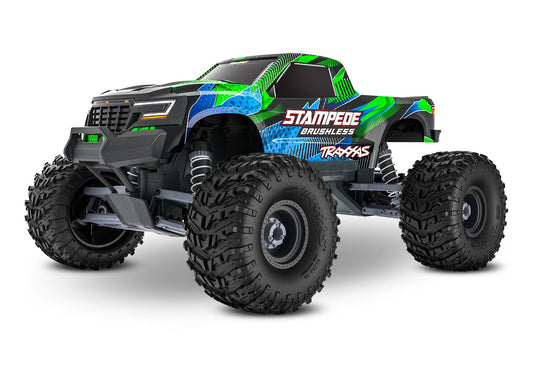 1/10 Stampede 2WD VX3 Brushless Ready to Run (Green) (TRA136454-4-GRN)