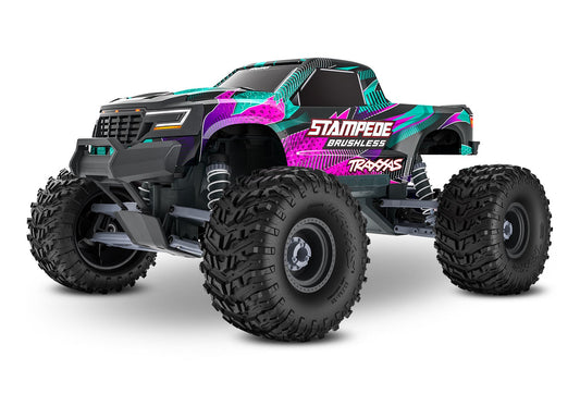 1/10 Stampede 2WD VX3 Brushless Ready to Run (Pink) (TRA136454-4-PINK)