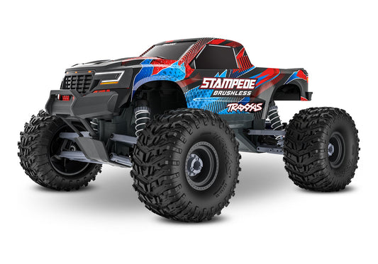 1/10 Stampede 2WD VX3 Brushless Ready to Run (Red) (TRA136454-4-RED)