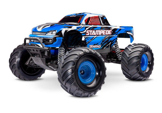 1/10 Stampede 2WD HD Ready to Run with Battery and USB-C Charger (Blue X) (TRA36254-8-BLUEX)
