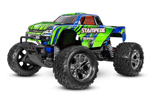 1/10 Stampede 2WD HD Ready to Run with Battery and USB-C Charger (Green) (TRA36254-8-GRN)