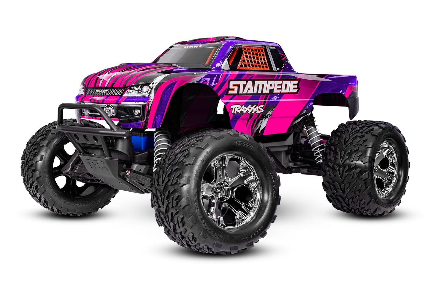 1/10 Stampede 2WD HD Ready to Run with Battery and USB-C Charger (Pink) (TRA36254-8-PINK)