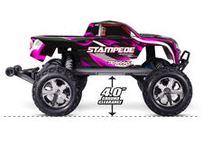 1/10 Stampede 2WD BL-2S HD Ready to Run (Pink) (TRA36354-4-PINK)