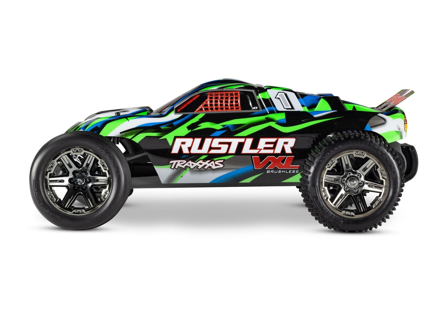 1/10 Rustler VXL Ready to Run (Green) (TRA37076-74-GRN)