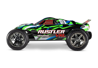 1/10 Rustler VXL Ready to Run (Green) (TRA37076-74-GRN)