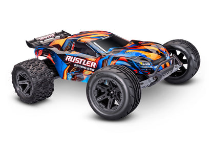 1/10 Rustler 2WD VX3 Brushless Ready to Run (Orange) (TRA37454-4-ORNG)