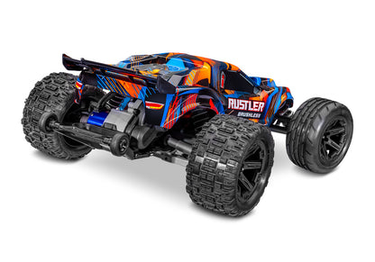 1/10 Rustler 2WD VX3 Brushless Ready to Run (Orange) (TRA37454-4-ORNG)