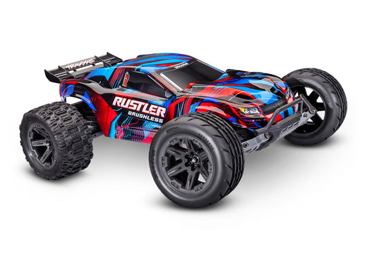 1/10 Rustler 2WD VX3 Brushless Ready to Run (Red) (TRA37454-4-RED)