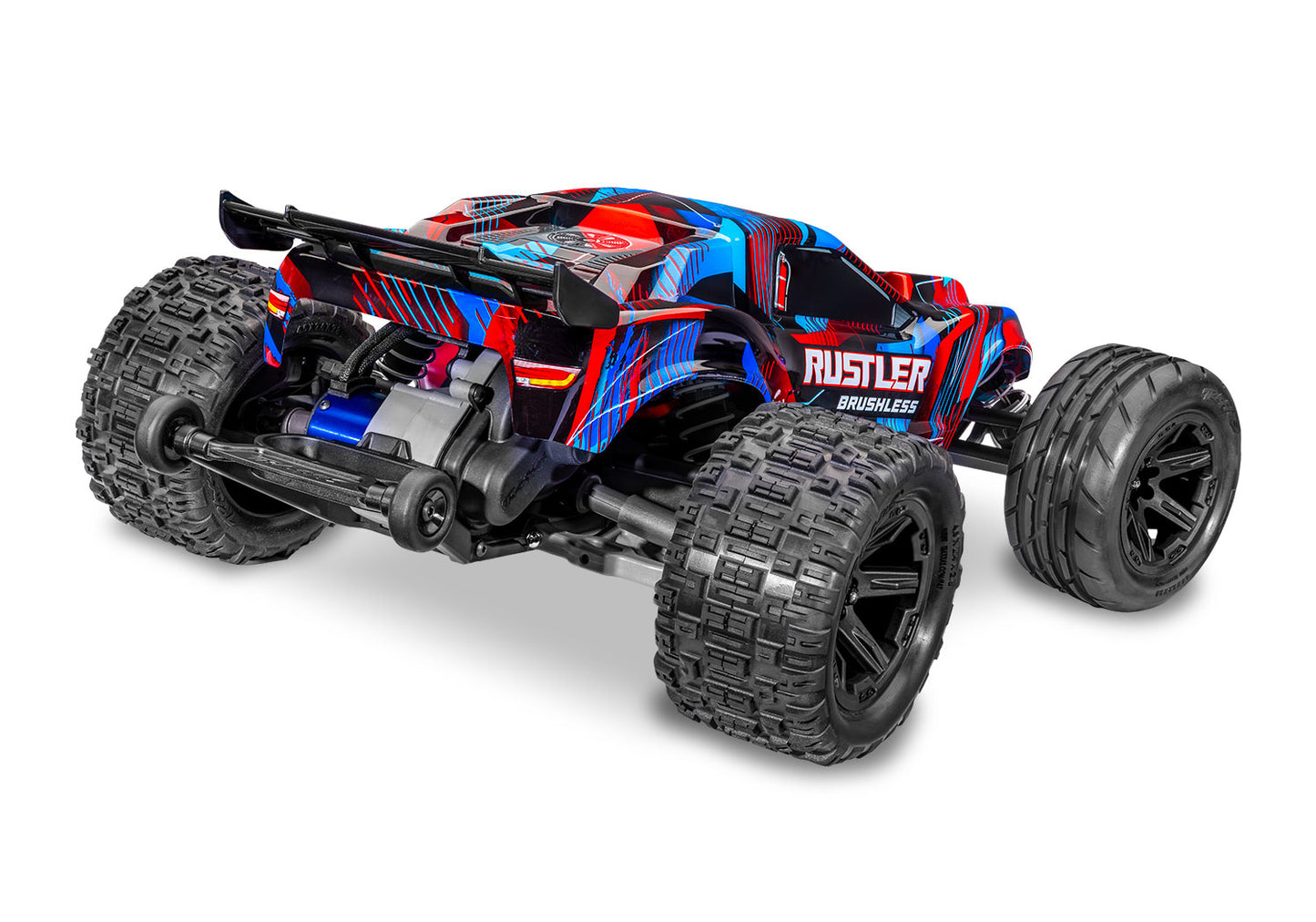 1/10 Rustler 2WD VX3 Brushless Ready to Run (Red) (TRA37454-4-RED)