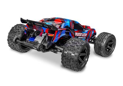 1/10 Rustler 2WD VX3 Brushless Ready to Run (Red) (TRA37454-4-RED)