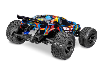 1/10 Rustler 2WD VX3 Brushless Ready to Run (Yellow) (TRA37454-4-YLW)