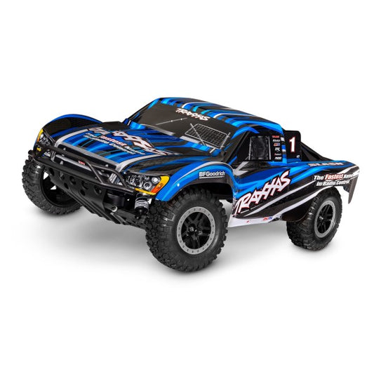 1/10 Slash 2WD HD Ready to Run with Battery and USB-C Charger (Blue) (TRA58234-8-BLUE)