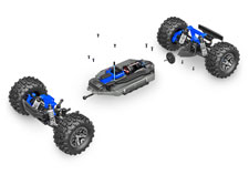 1/10 Stampede 4x4 BL-2S Ready to Run (Blue) (TRA67154-4-BLUE)