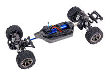 1/10 Rustler 4x4 VXL Extreme Heavy Duty Ready To Run (Blue) (TRA67376-4-BLUE)