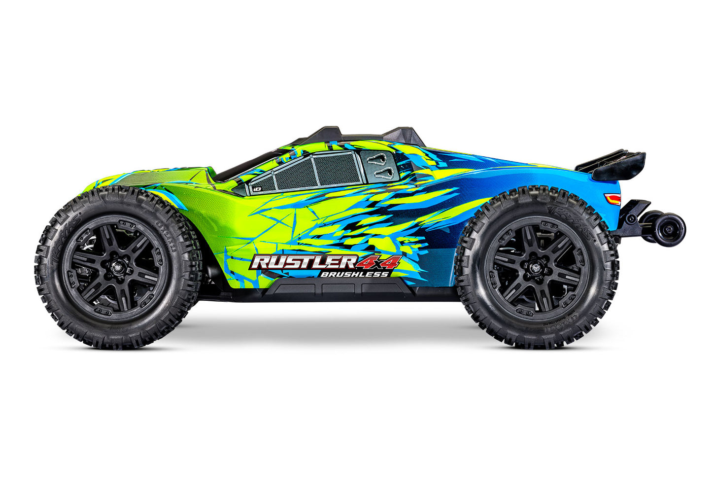 1/10 Rustler 4x4 VL3 Brushless Ready to Run (Green) (TRA67464-4-GRN)