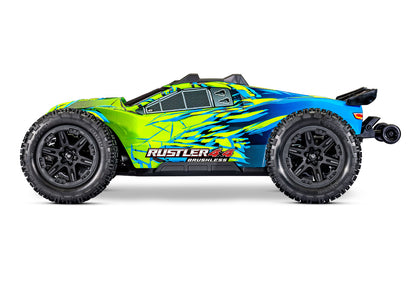 1/10 Rustler 4x4 VL3 Brushless Ready to Run (Green) (TRA67464-4-GRN)