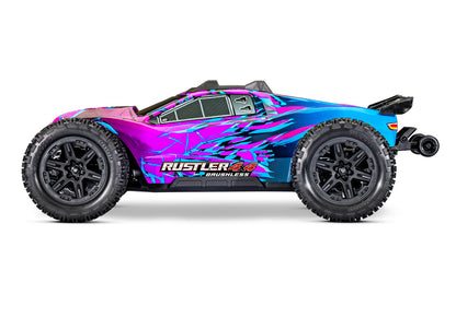 1/10 Rustler 4x4 VL3 Brushless Ready to Run (Purple) (TRA67464-4-PRPL)