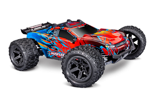 1/10 Rustler 4x4 VL3 Brushless Ready to Run (Red) (TRA67464-4-RED)