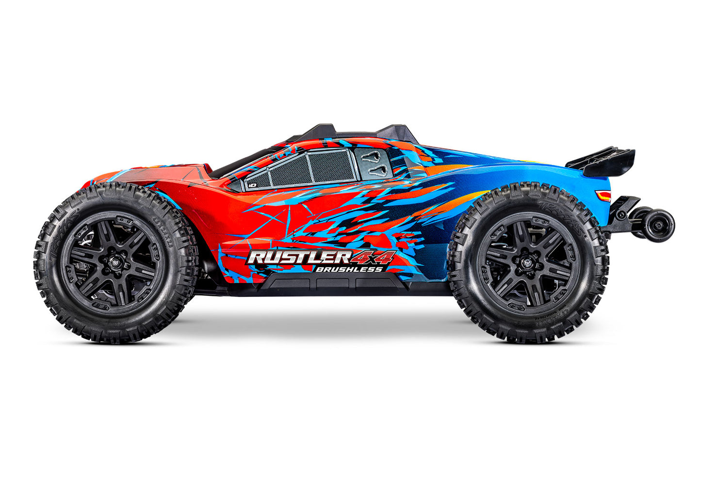 1/10 Rustler 4x4 VL3 Brushless Ready to Run (Red) (TRA67464-4-RED)