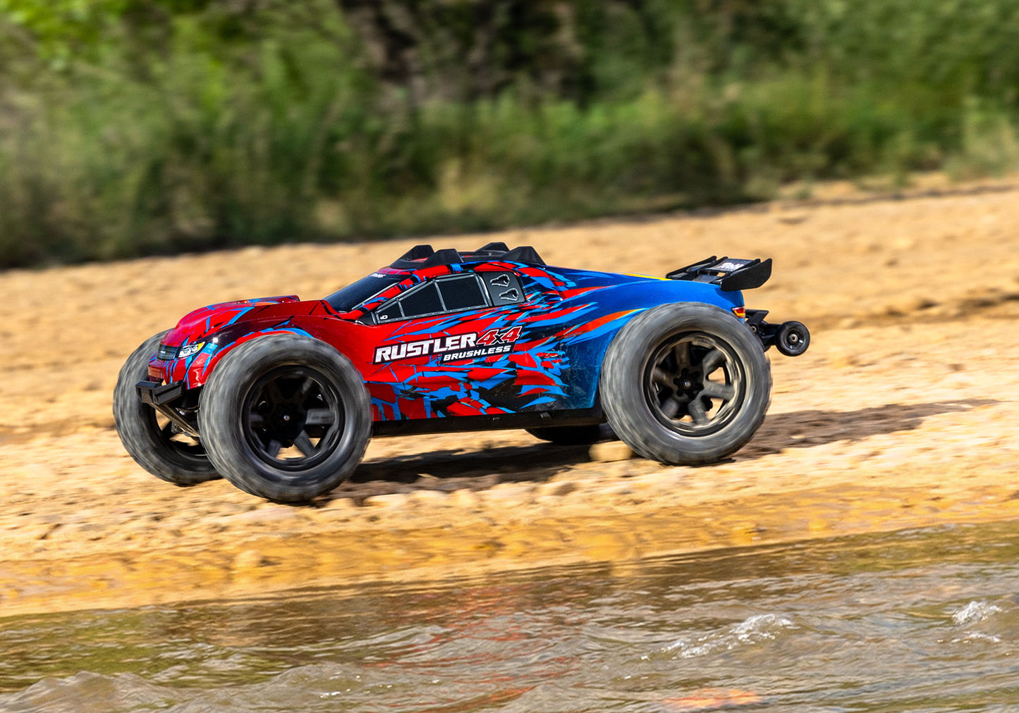 1/10 Rustler 4x4 VL3 Brushless Ready to Run (Purple) (TRA67464-4-PRPL)