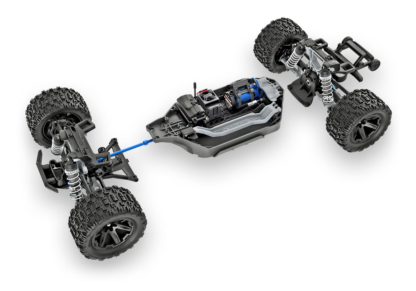 1/10 Rustler 4x4 VL3 Brushless Ready to Run (Green) (TRA67464-4-GRN)