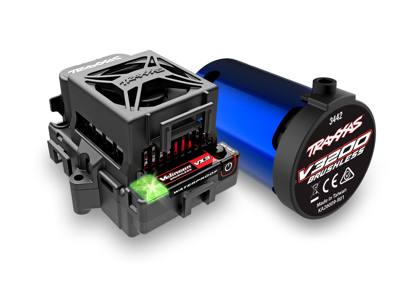 1/10 Rustler 4x4 VL3 Brushless Ready to Run (Green) (TRA67464-4-GRN)