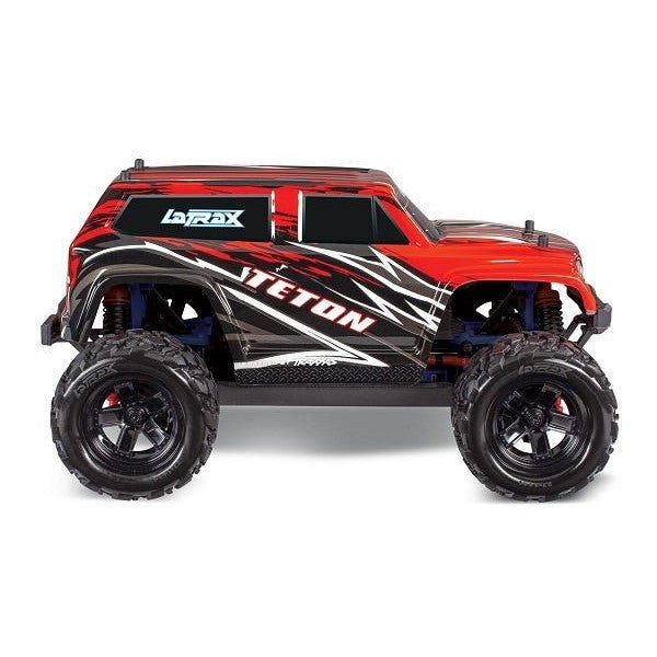 1/18 LaTrax Teton Ready to Run with Battery and Charger (Red X) (TRA76054-5-REDX)