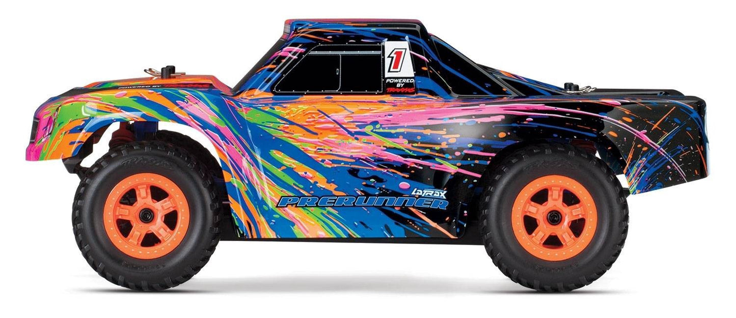 1/18 LaTrax Desert Prerunner Ready to Run with Battery and Charger (Color Burst) (TRA76064-5-CLRB)