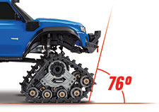 1/10 TRX-4 Equipped with TRAXX Ready to Run (Blue) (TRA82234-4-BLUE)