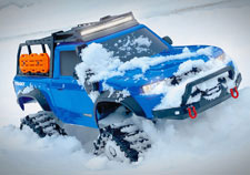 1/10 TRX-4 Equipped with TRAXX Ready to Run (Blue) (TRA82234-4-BLUE)