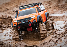 1/10 TRX-4 Equipped with TRAXX Ready to Run (Orange) (TRA82234-4-ORNG)