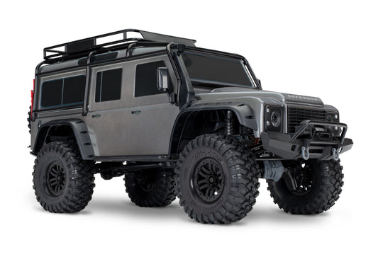 1/10 TRX-4 Defender Ready to Run with Clipless Body (Silver) (TRA82256-4-SLVR)