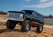 1/10 TRX-4 1979 Chevrolet Blazer with Clipless Body Ready to Run (Black) (TRA82276-4-BLK)