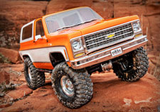 1/10 TRX-4 1979 Chevrolet Blazer with Clipless Body Ready to Run (Black) (TRA82276-4-BLK)