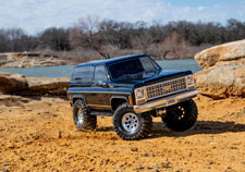 1/10 TRX-4 1979 Chevrolet Blazer with Clipless Body Ready to Run (Black) (TRA82276-4-BLK)