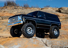 1/10 TRX-4 1979 Chevrolet Blazer with Clipless Body Ready to Run (Black) (TRA82276-4-BLK)