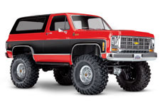 1/10 TRX-4 1979 Chevrolet Blazer with Clipless Body Ready to Run (Red) (TRA82276-4-RED)