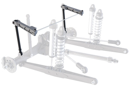 A detail shot of the 1/7 Unlimited Desert Racer Ready to Run (Fox) (TRA85086-4-FOX).